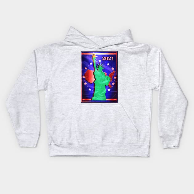 Flame of Hope (2021 Design) Kids Hoodie by Fad-Artwork